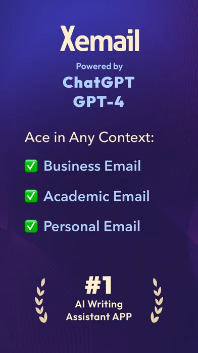 AI Email Generator: Xemail screenshot 1