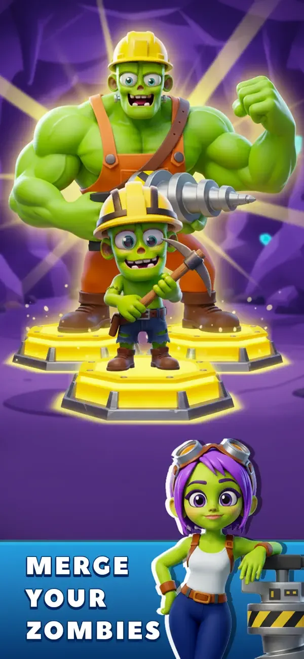 Idle Zombie Miner: Gold Tycoon screenshot 3
