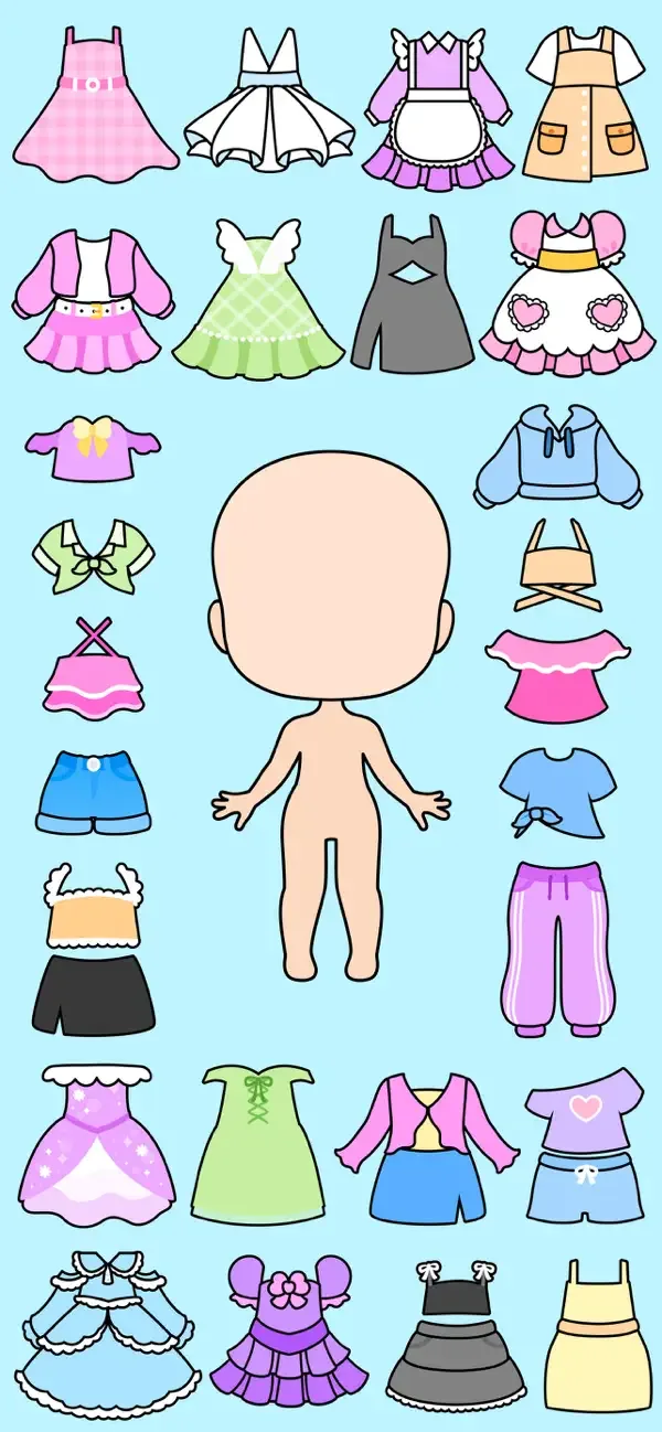 Chibi Dolls - Games for Girls screenshot 1