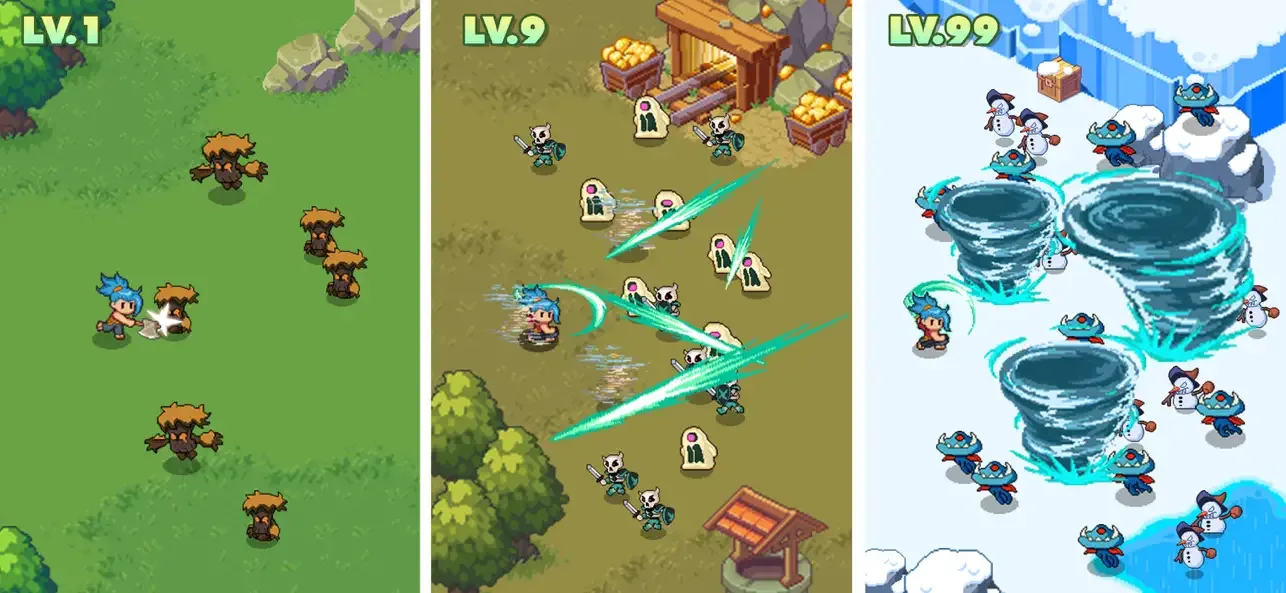 Guardian War: RPG Pixel Games screenshot 3