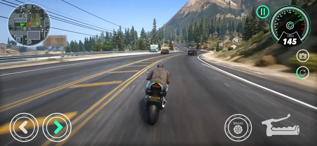 Metro Bike Rider Racing Games screenshot 1