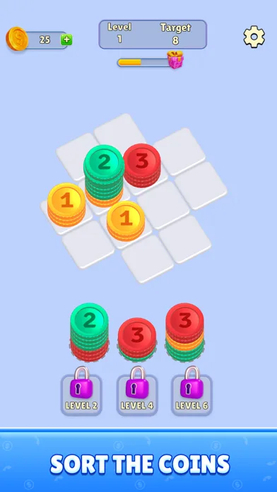 Coin Stack Puzzle screenshot 1
