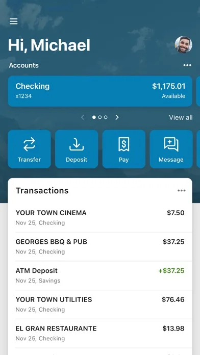 Glacier Bank screenshot 1