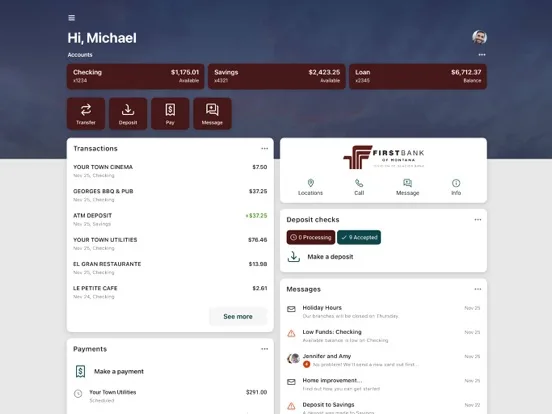 First Bank of MT screenshot 5