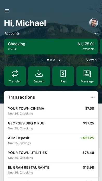 Valley Bank screenshot 1
