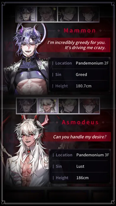 Kiss in Hell:Fantasy Otome screenshot 2