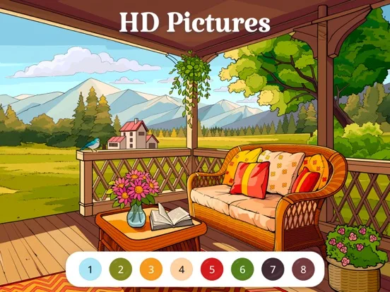 Vista Color: Coloring Book HD screenshot 4
