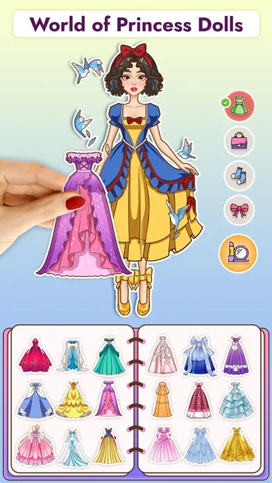DIY Paper Doll: Dress Up Dolls screenshot 2