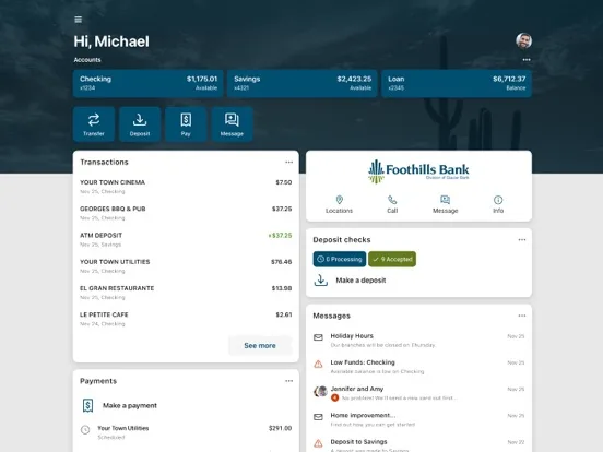 Foothills Bank screenshot 5