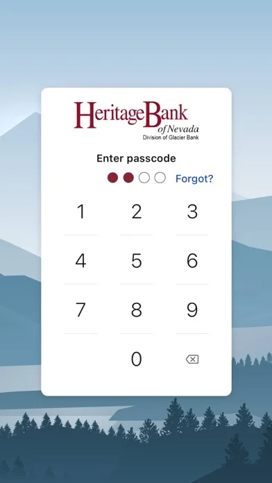 Heritage Bank NV screenshot 2