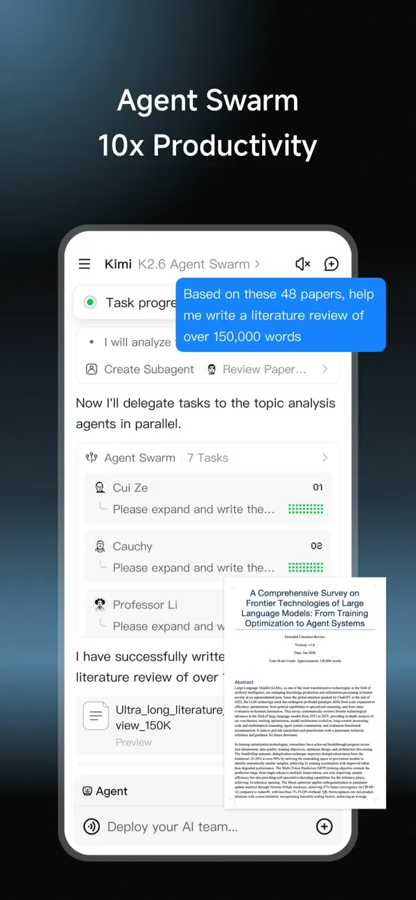 Kimi - Kimi K2.6 is Live screenshot 5