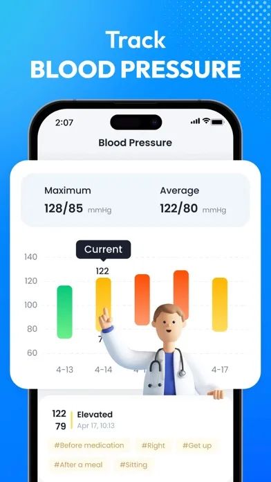 Blood Pressure App-BP Tracker screenshot 1