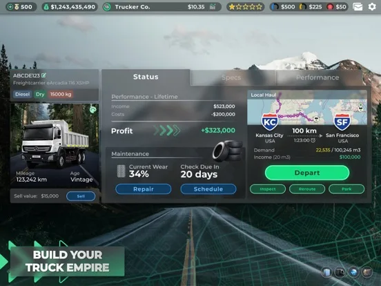 Truck Manager - 2026 screenshot 2