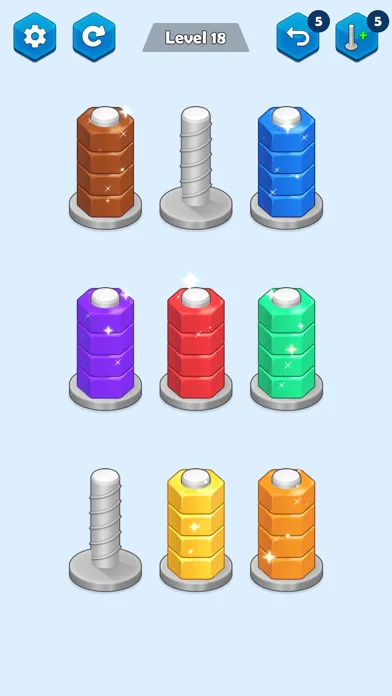 Nuts Sort - Color Sort screenshot 2