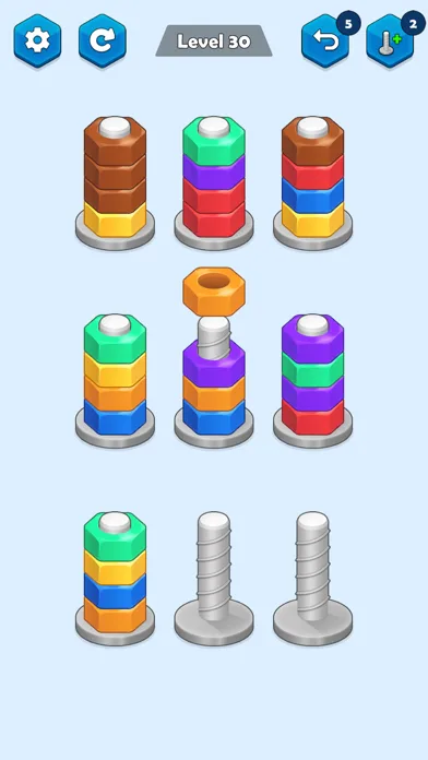 Nuts Sort - Color Sort screenshot 3