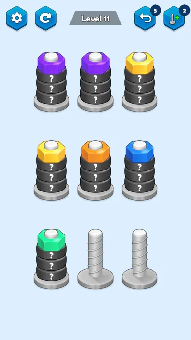 Nuts Sort - Color Sort screenshot 5