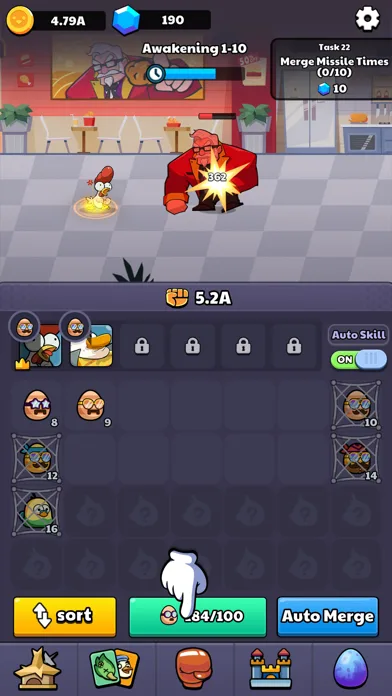 Cluck Avengers - Idle RPG screenshot 1