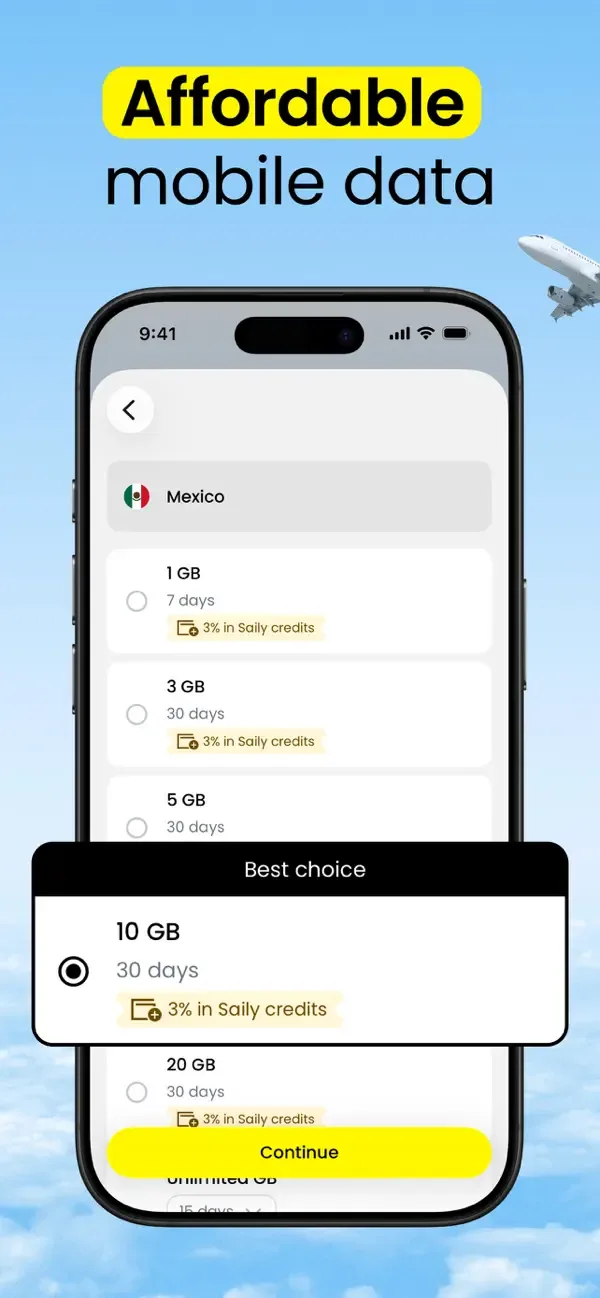 Saily eSIM: Travel & Data screenshot 2