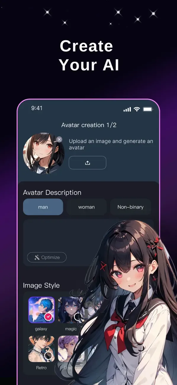 J.AI - AI Friends Chat screenshot 3