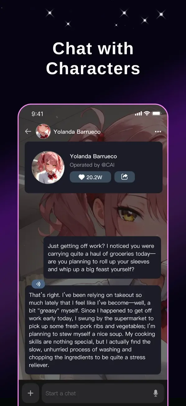 J.AI - AI Friends Chat screenshot 4