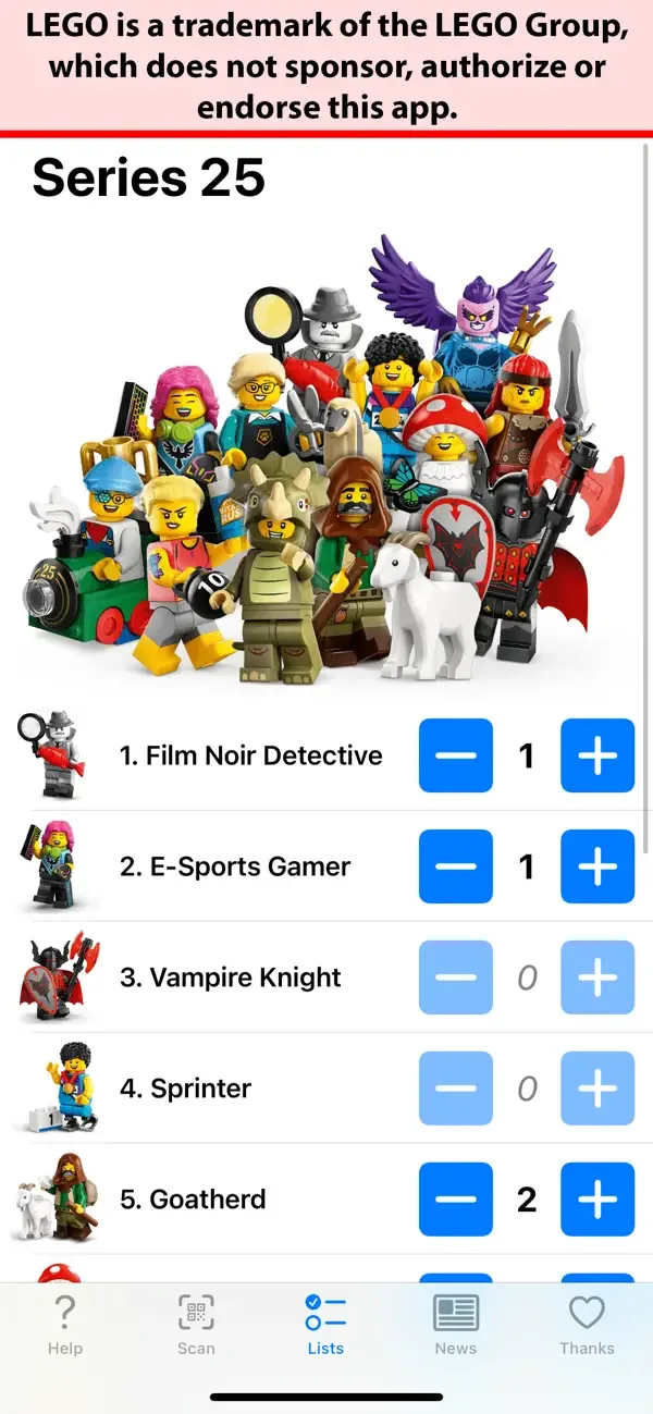 Minifig Scan screenshot 3