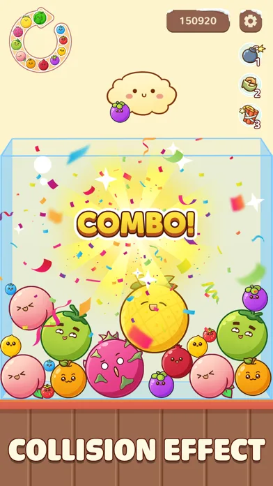 Juicy Merge: Melons Puzzle screenshot 1