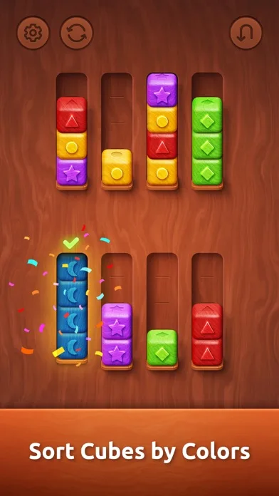 Colorwood Sort Puzzle Game screenshot 1