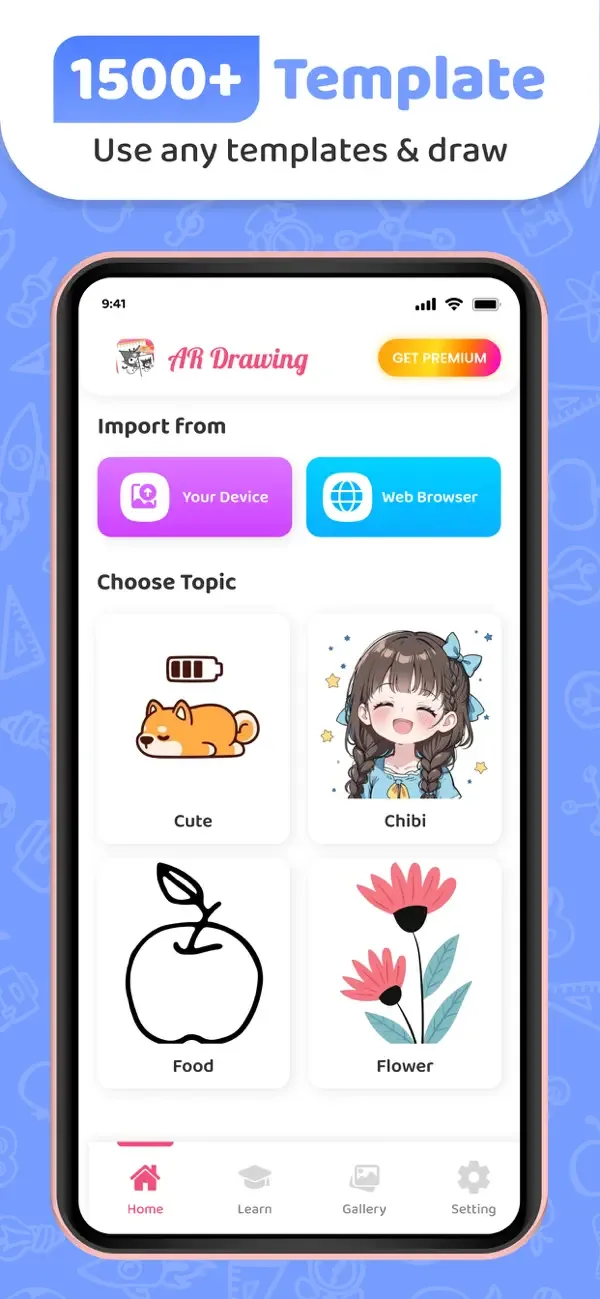 Artrace: AR Drawing & Sketch screenshot 2
