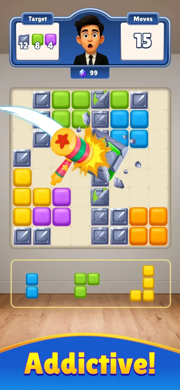 Block Match - Blast Game screenshot 1