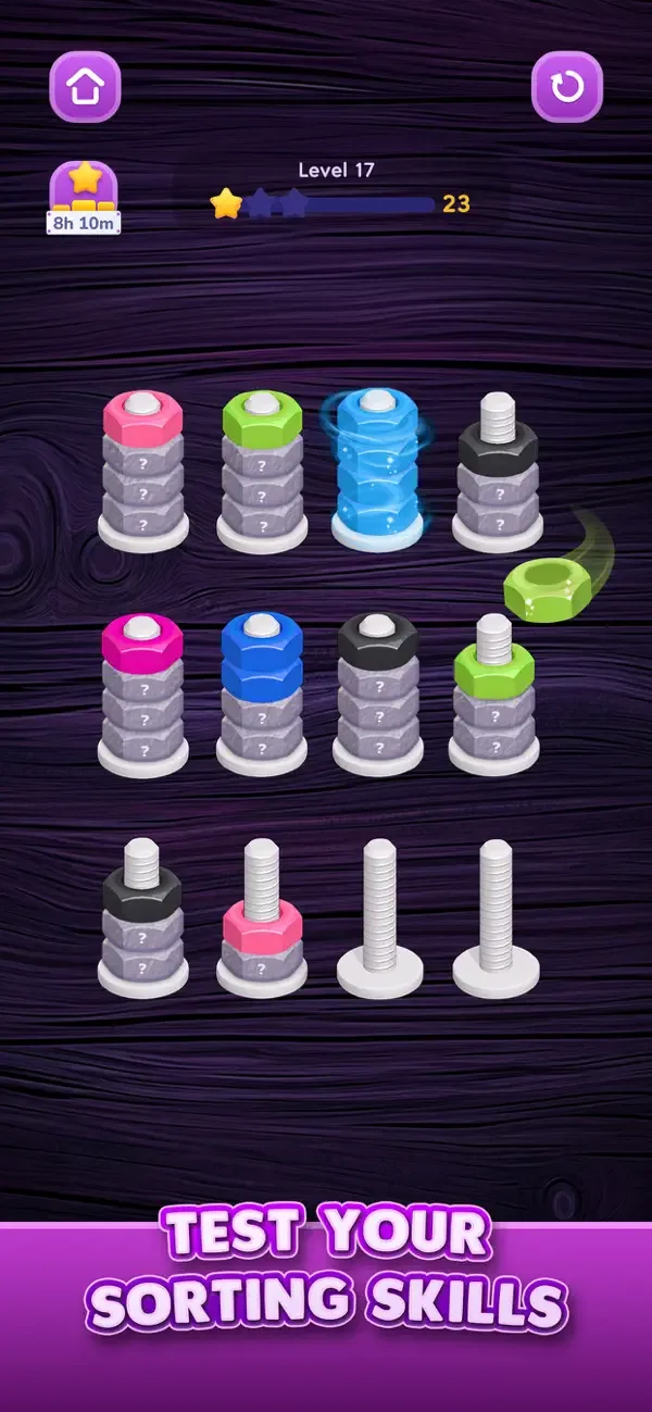 Nut Sort: Color Sorting Game screenshot 3