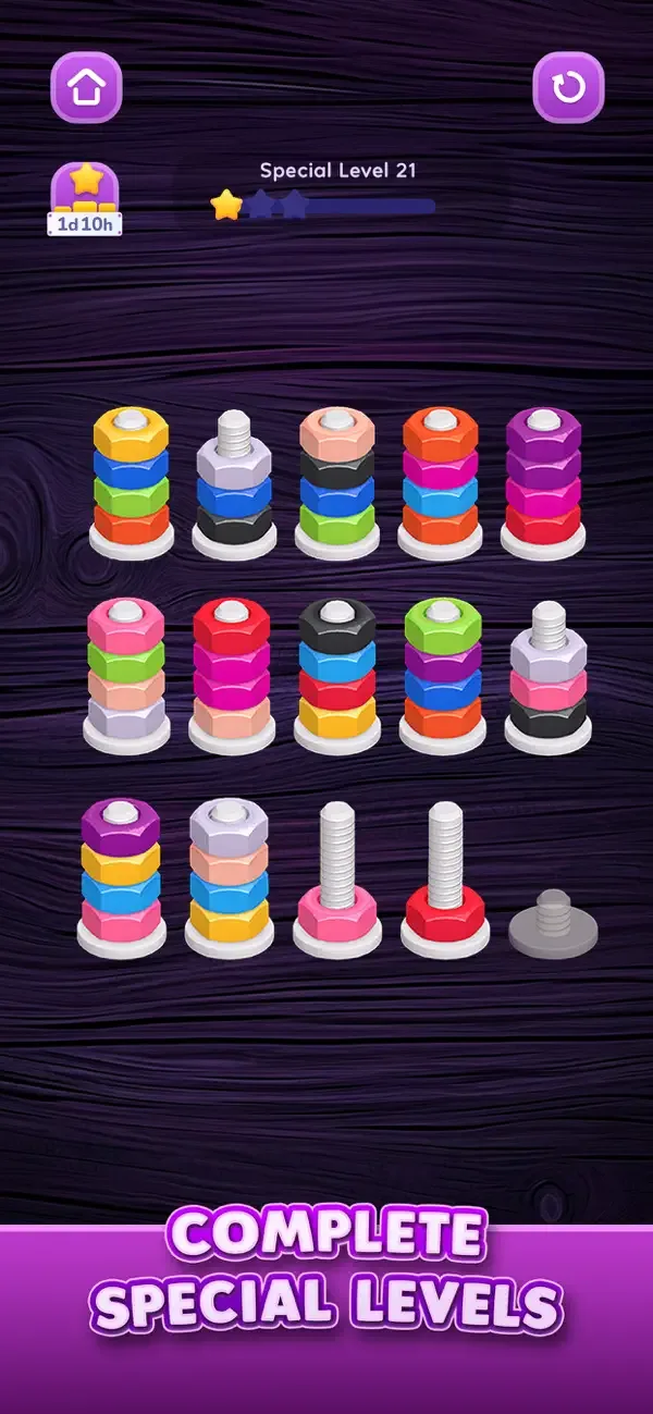 Nut Sort: Color Sorting Game screenshot 5