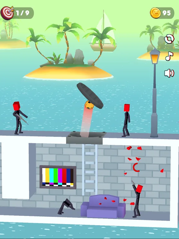 Bullet Smile: Ragdoll Puzzles screenshot 5