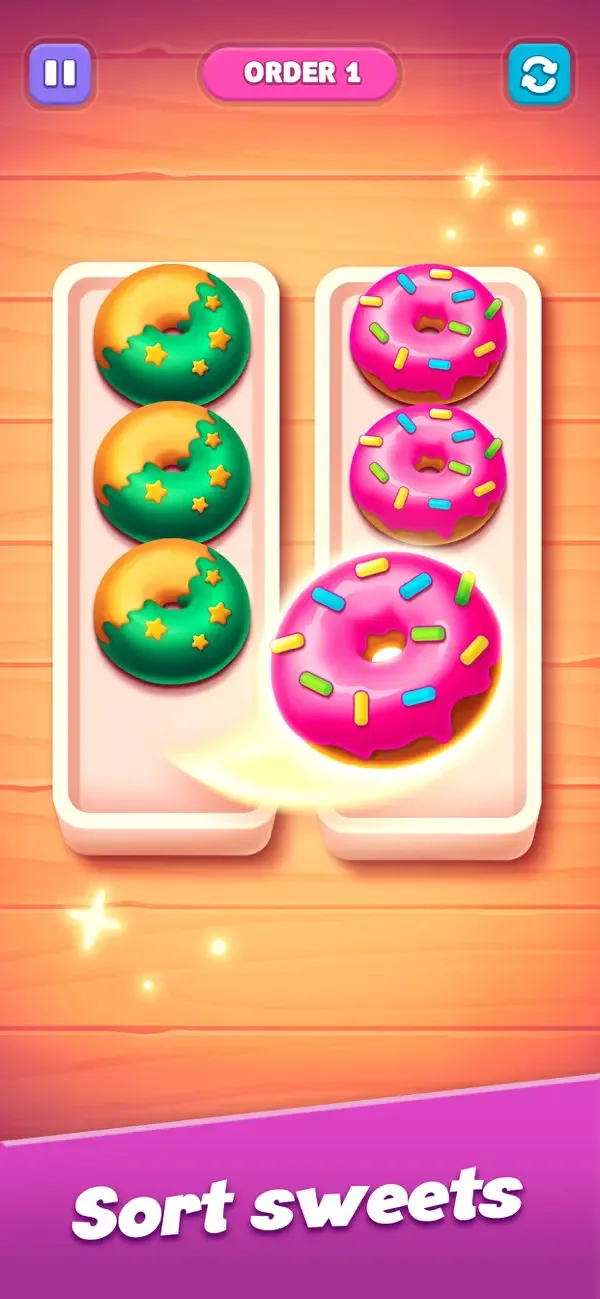 Sweet Sort: Color Sorting Game screenshot 1