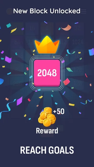X2 Puzzle: Number Merge 2048 screenshot 1