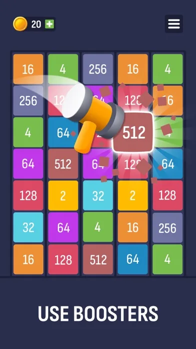 X2 Puzzle: Number Merge 2048 screenshot 3