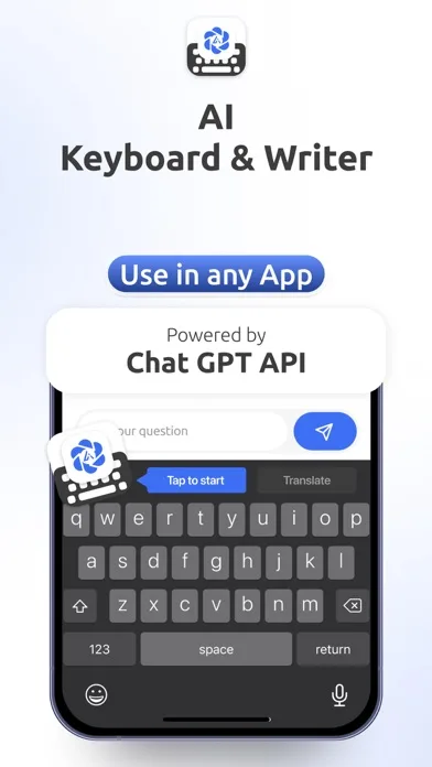 AI Keyboard Pro - Type & Write screenshot 1