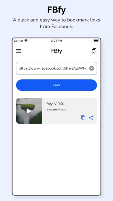FSaver - Facebook Video Saver screenshot 1