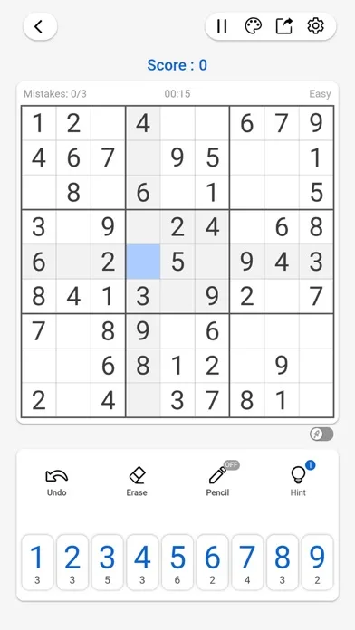 Sudoku - Number Brain Games screenshot 1