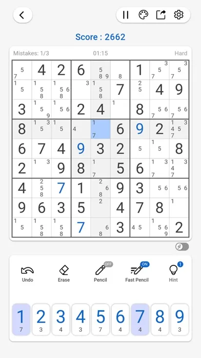 Sudoku - Number Brain Games screenshot 3
