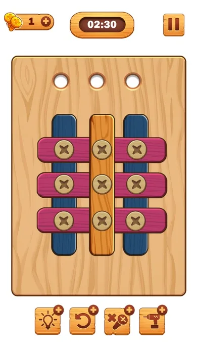 Screw Puzzle: Wood Nut & Bolt™ screenshot 1
