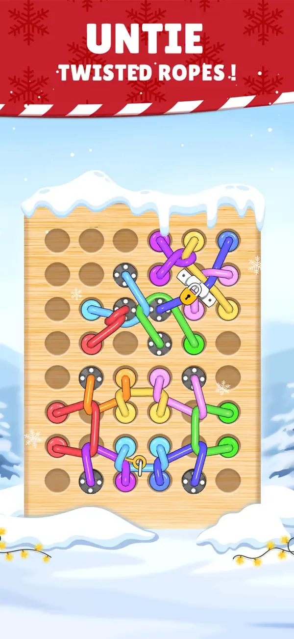 Woody Untangle Rope 3D Puzzle screenshot 2