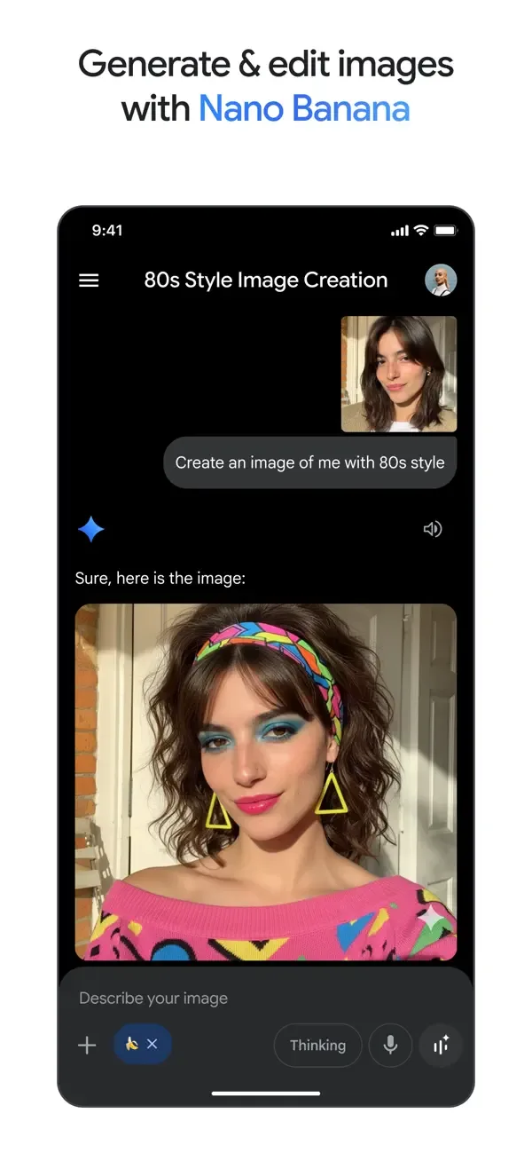 Google Gemini screenshot 1