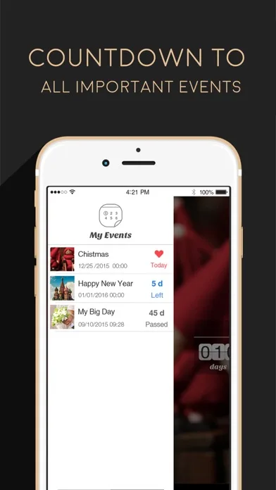 Countdown App Free (Big Day Event Timer Reminder) screenshot 3