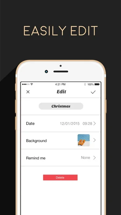 Countdown App Free (Big Day Event Timer Reminder) screenshot 4