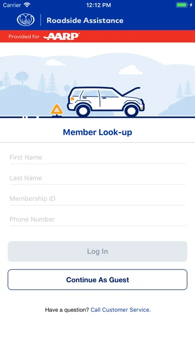 AARP Roadside Assistance screenshot 1