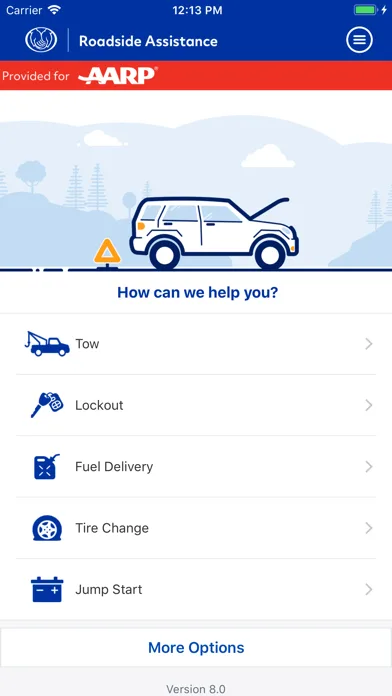 AARP Roadside Assistance screenshot 2