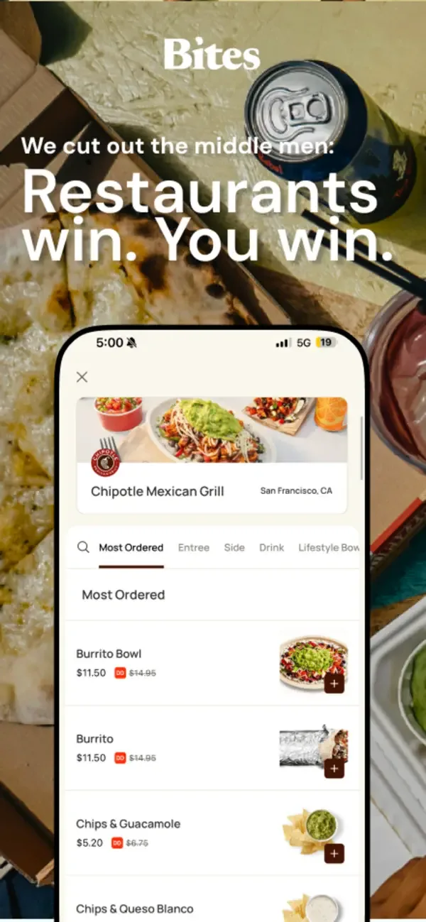 Bites: Food Delivery screenshot 1