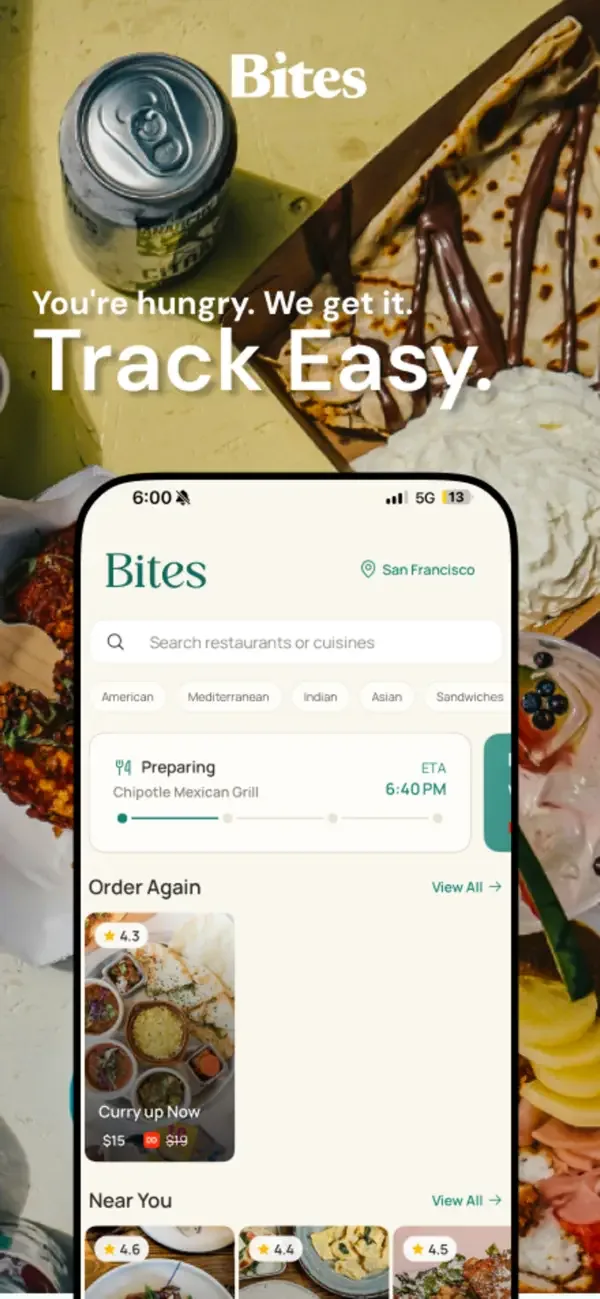 Bites: Food Delivery screenshot 2