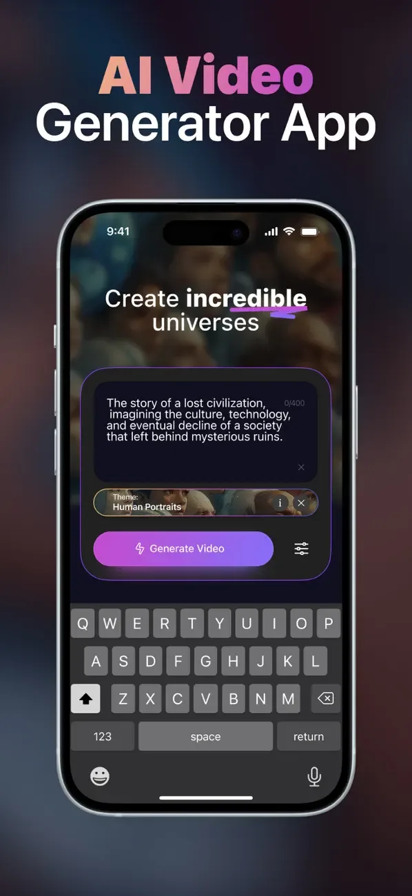 Loomi AI - ‎AI Video Generator screenshot 1