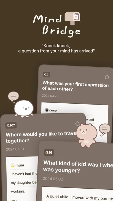 MindBridge - Mind Q&A, Diary screenshot 1